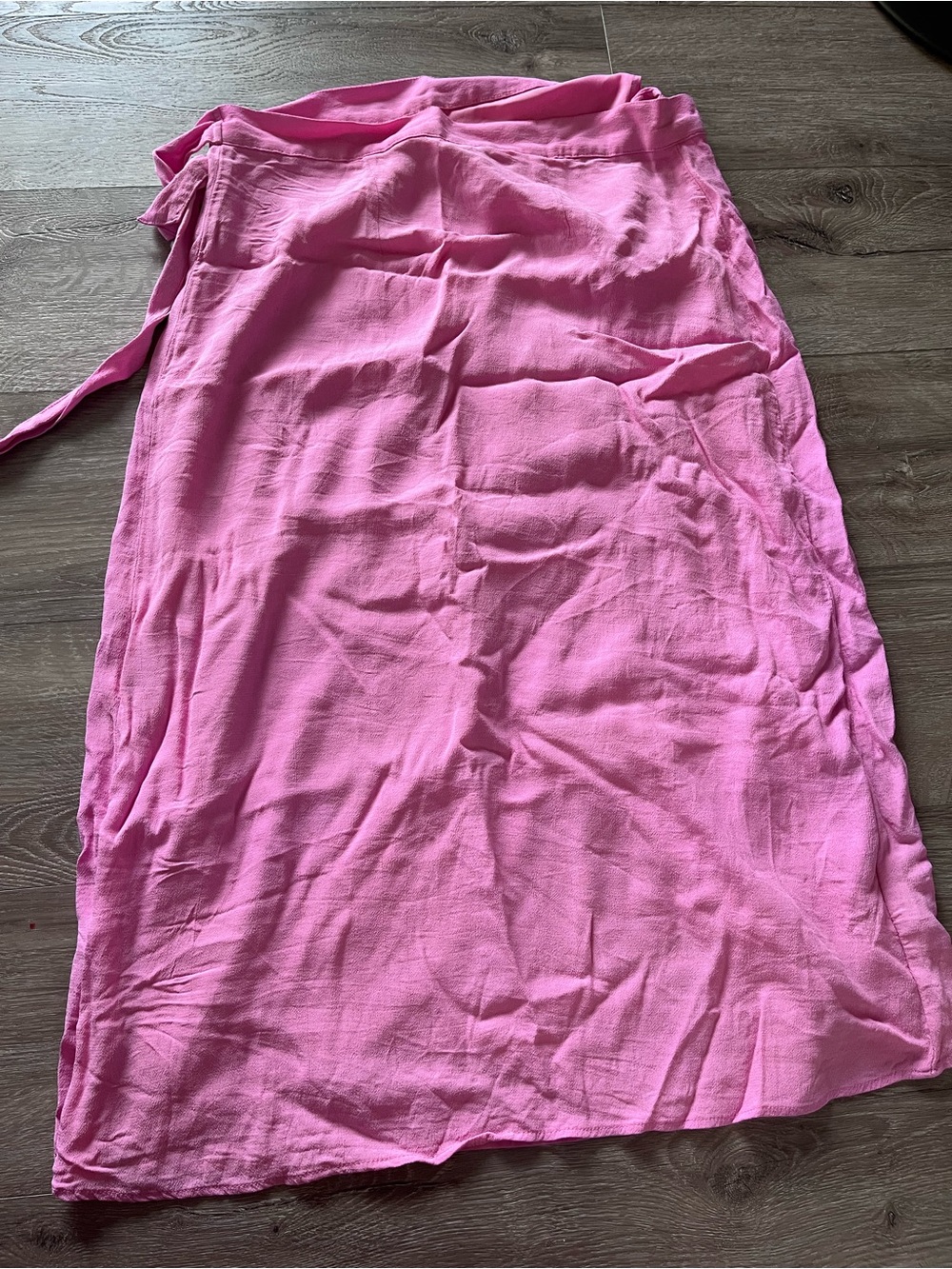 American Eagle Women’s Pink Wrap Midi Skirt Size M - Picture 5 of 5